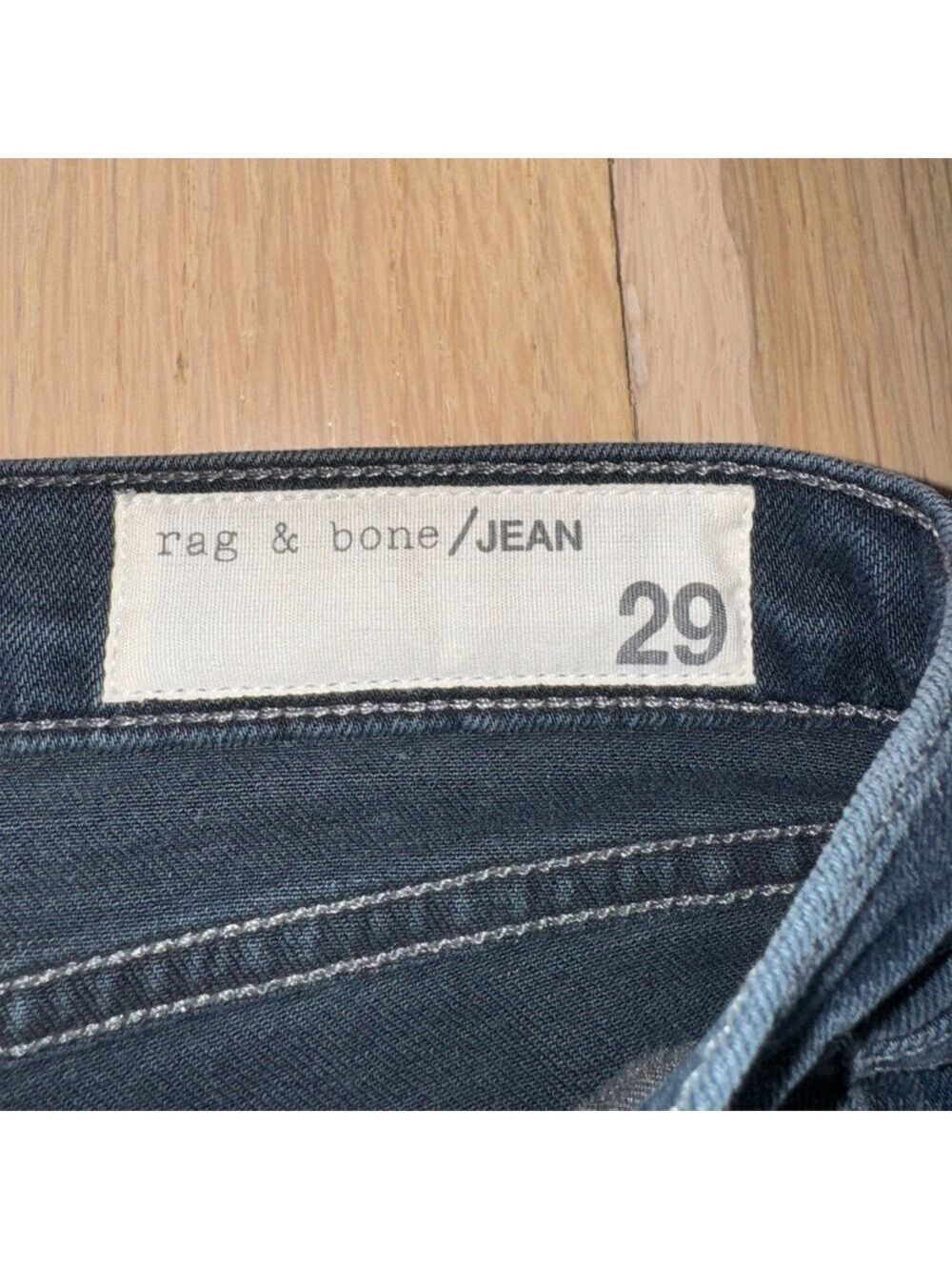 rag & bone The Dre Jeans Dark Wash Straight Leg Jeans Size 29 - Picture 5 of 7